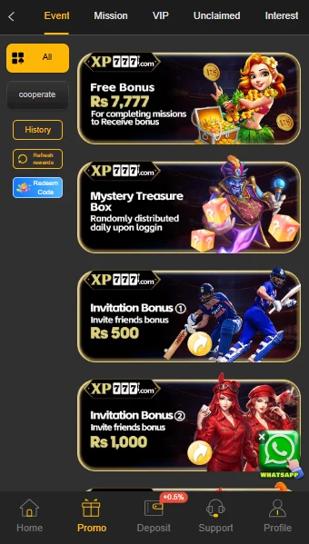 XP777 Game app