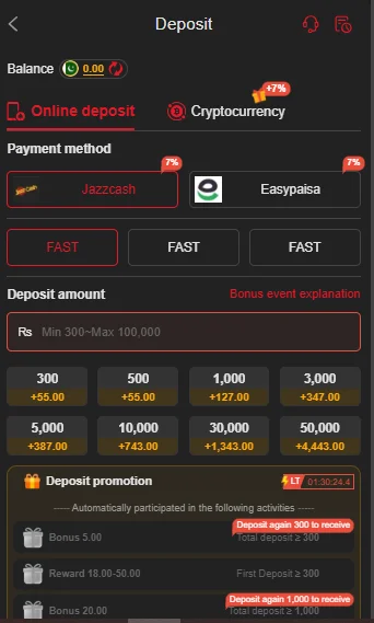 SM999 Game deposit